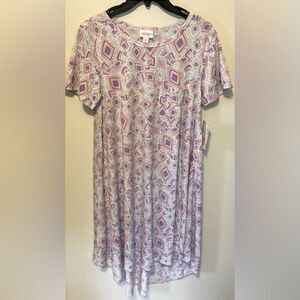 Lularoe Carly Dress Southwest Geometric Hi Low Dress NWT